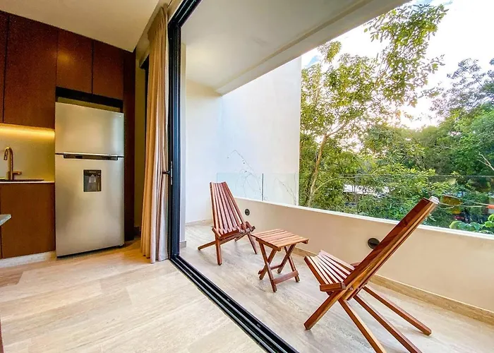 1br Retreat Near Aldea Zama With Pool Appartement Tulum Pueblo