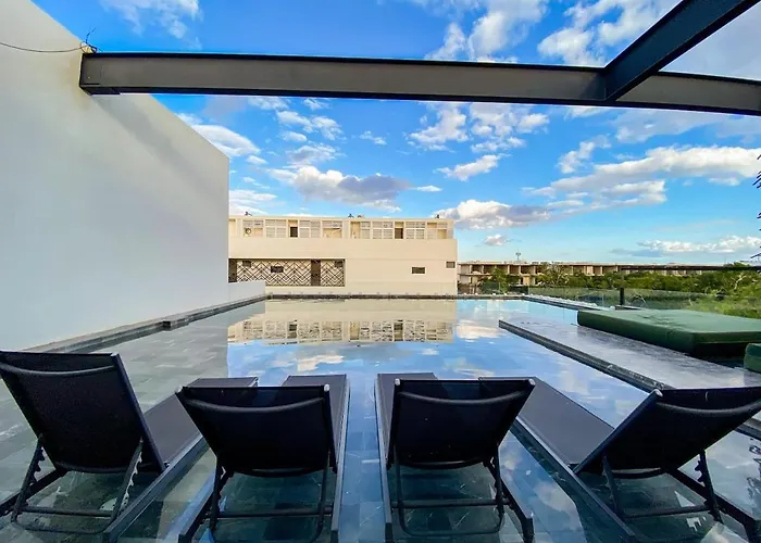 1br Retreat Near Aldea Zama With Pool * Tulum Pueblo